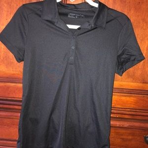 Black Nike golf dry-fit shirt